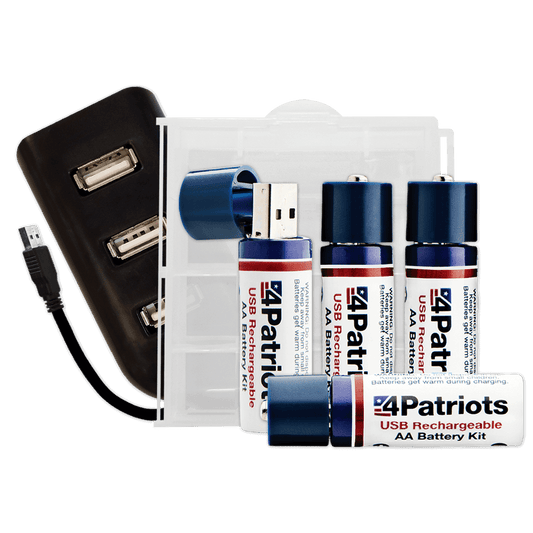 USB-Rechargeable AA Battery Kit
