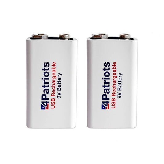 USB Rechargeable 9V Battery Kit