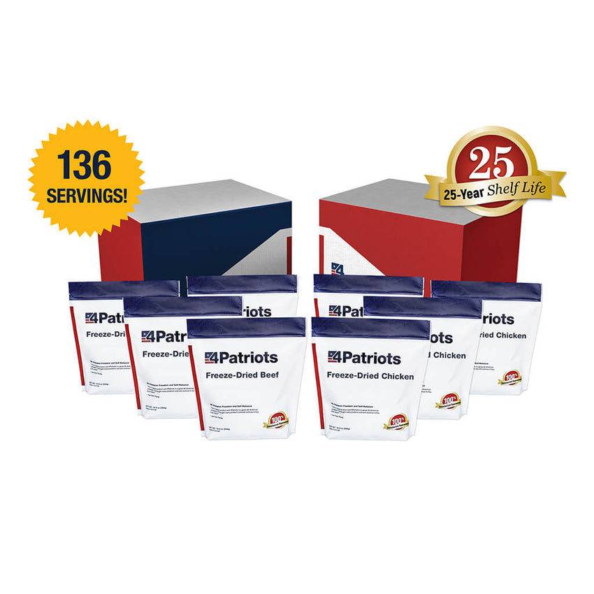 Gold Medallion All-Meat Survival Food Kit